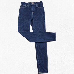 Madewell Dark Wash Curvy High-Rise Skinny Jeans Stretch Kingston Wash Size 26